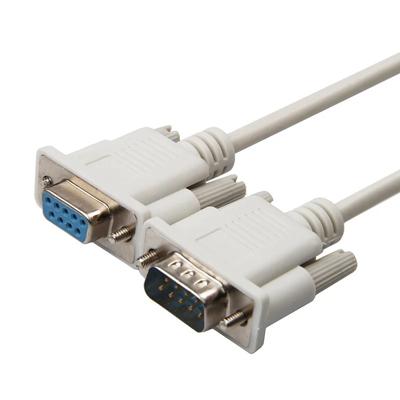 DB9 Cáp Nối Tiếp 9 Pin RS232 Cáp Nối Tiếp Nam Đến Nữ Tính Chuyển Đổi Cáp Nối Dài 9Pin Cáp 1.5M/3M