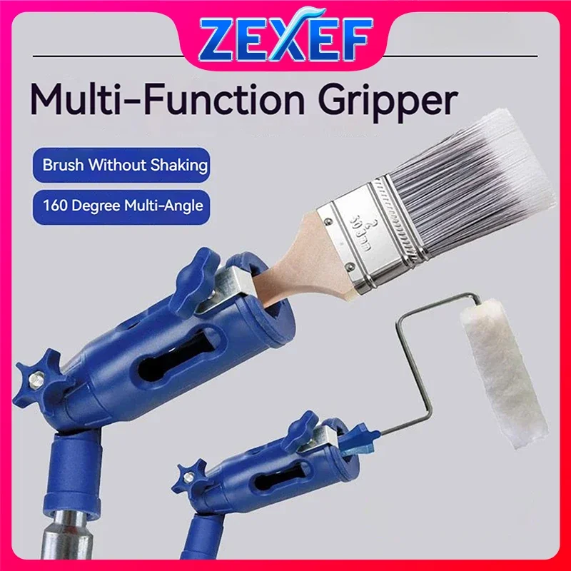 ZEXEF 1 Stück DIY-Werkzeug für Wände, hoher Mehrwinkel-Kanten- und Eckenpinsel, Anti-Tropf-Extender, Kantenschneider, Decken, Rollenbesatz, Malerei