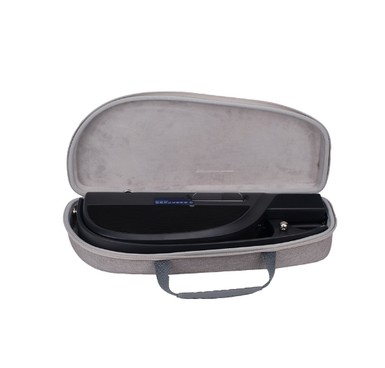 Estojo com zíper para guitarra personalizável em material EVA cinza