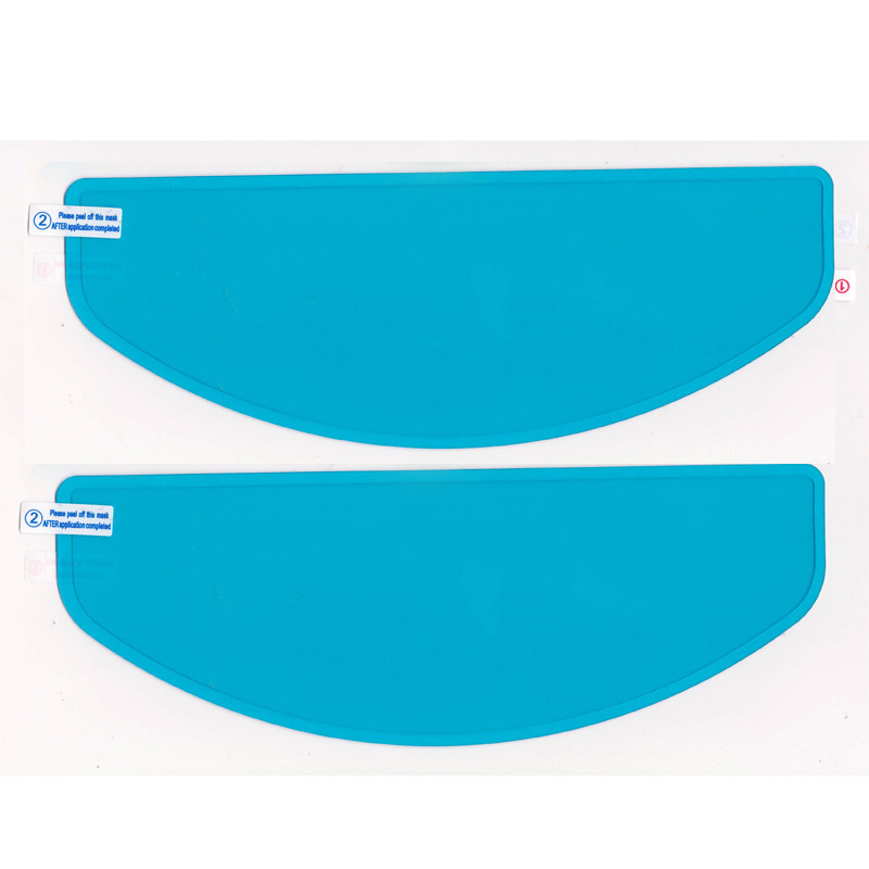 Motorrad helm klar Anti-Fog Regenschutz Film Helm Linse langlebige Nano-Beschichtung Aufkleber Moto Sicherheit Fahr helm Zubehör