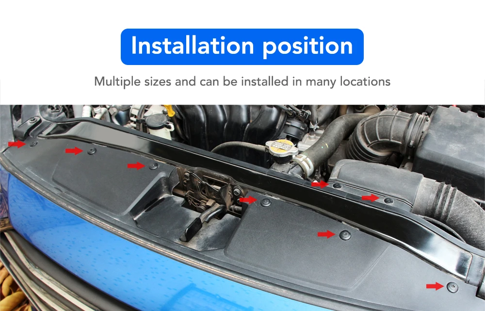 Clips de sujeción automáticos de 6 tamaños, 60 uds., retenedor de vehículo, remache, Panel de puerta para Audis TT B8 A1 A3 A4 B5 B6 B7 A5 A6 C5 C6 C7 A7 A8 D3 D4