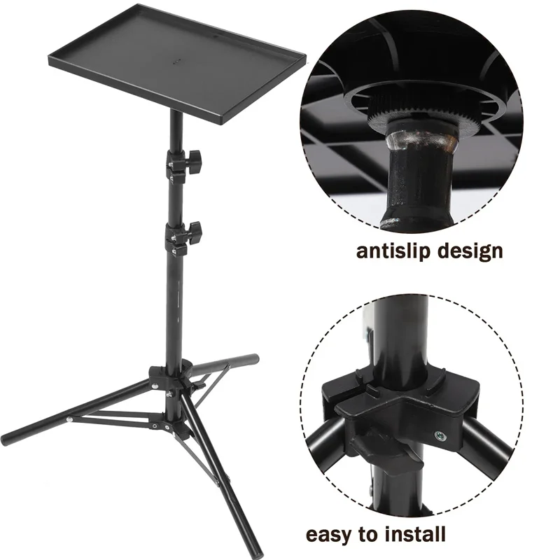 Soporte Universal ajustable para bandeja de proyector, soporte para ordenador portátil de escritorio, trípode telescópico para transmisión en vivo, soporte para cámara para transmisión