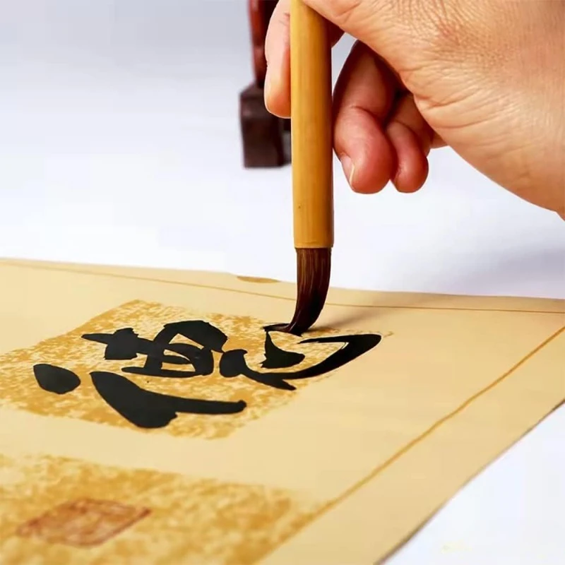 10 ชิ้น Professional การประดิษฐ์ตัวอักษรจีนชุดแปรงพร้อมกระเป๋าเก็บภาพวาดจีนแบบดั้งเดิม