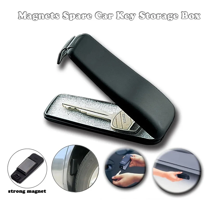 Outdoor Stash Key Auto für Home Office Safe Box Magnet box LKW Caravan Secret Box mit Magnet Auto Schlüssel halter