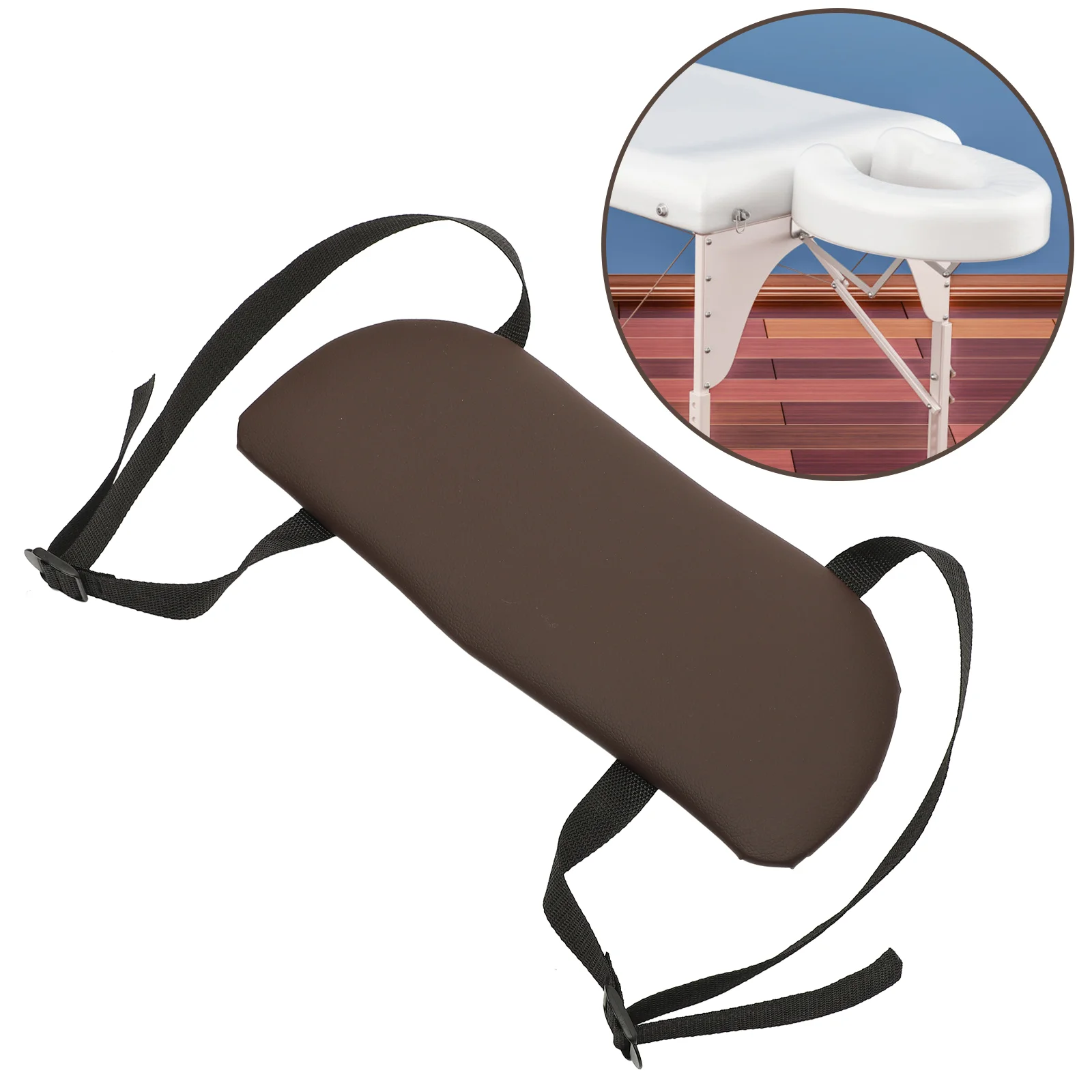 Práctico soporte para reposabrazos, cómoda esponja, cama de belleza, reposabrazos, mesa de masaje colgante, accesorios, muebles comerciales de Spa