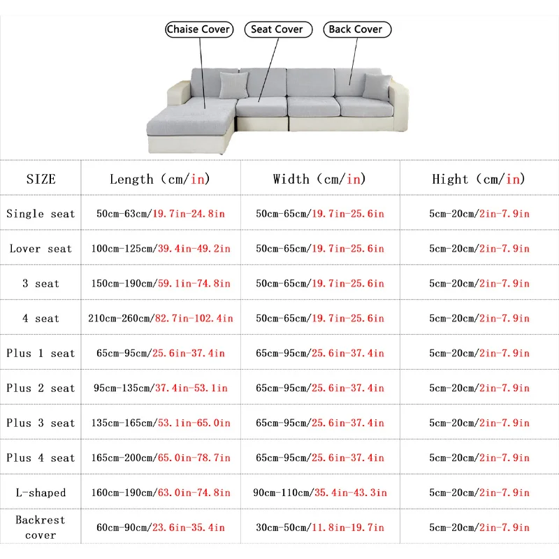High elasticity jacquard sofa cushion cover with leaf pattern decoration, anti pet scratching sofa cushion cover