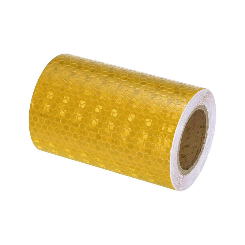 5 メートル警告反射ステッカーハニカム PVC 夜間視認性防水目立ちリフレクターテープ安全フィルム自転車 10 センチメートル