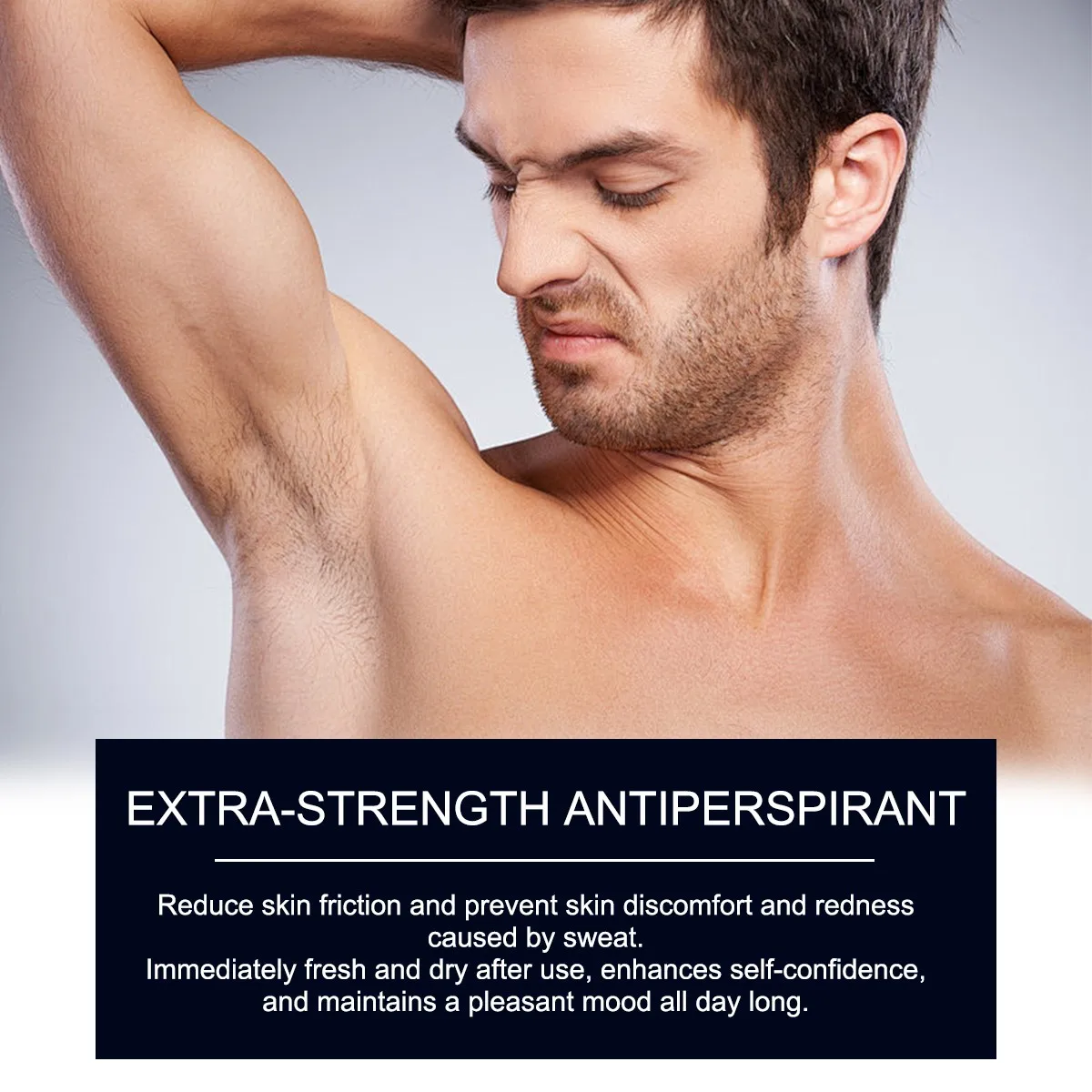 Men's Deodorizing and Sweating Stick Aluminum Underarm Sweating Care Lasting Exercise Refreshing Fragrance 100ml