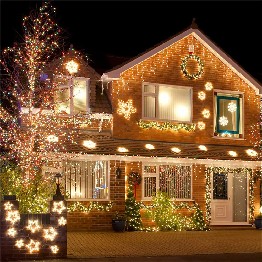 7M/12M/22M/32M LED Solar String Fairy Lights Outdoor Path Garlands Lamp Patio Waterproof Christmas Wedding Garden Street Lights