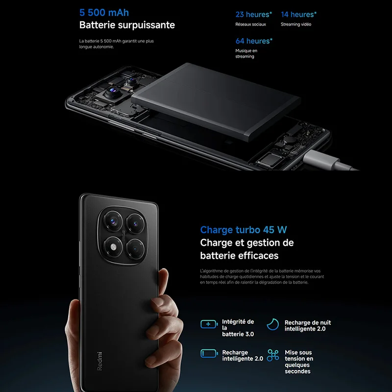 Xiaomi Redmi Note 14 Pro 4G, Nfc, Smartphone, Mediatek Helio G100-Ultra, Amoled Scherm Van Inches, 120Hz, Camera Van 200 Mp, Batterij Van 5500Mah,Oplader niet inbegrepen