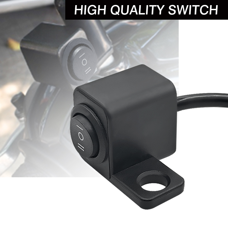 Linker 3-Wege-Schalter, seitliche Spiegelhalterung, robust, universell