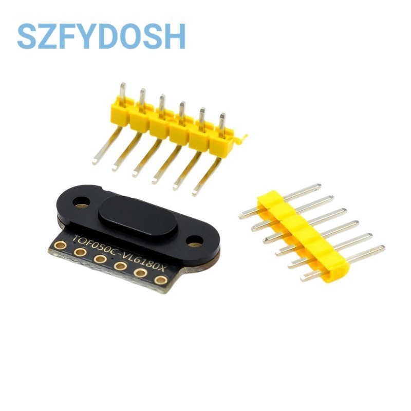Módulo de sensor de alcance a laser tof050c 200c 400c, distância de tempo de voo, saída iic para arduino vl6180 vl53l0x vl53l1x