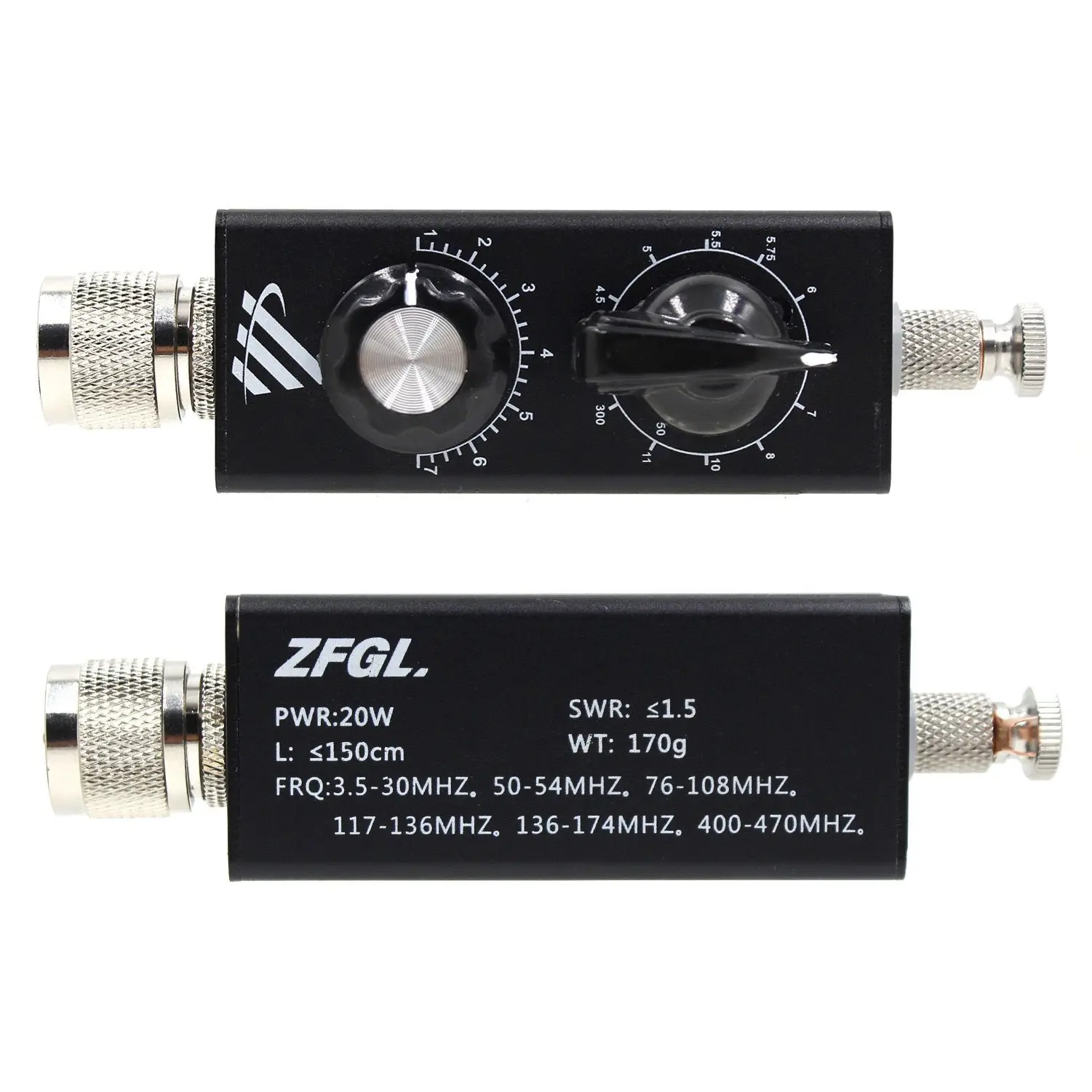 Mini-ANT 20W QRP Shortwave All Band Tuned Antenna Tuner With M-Head 5Mhz-55Mhz