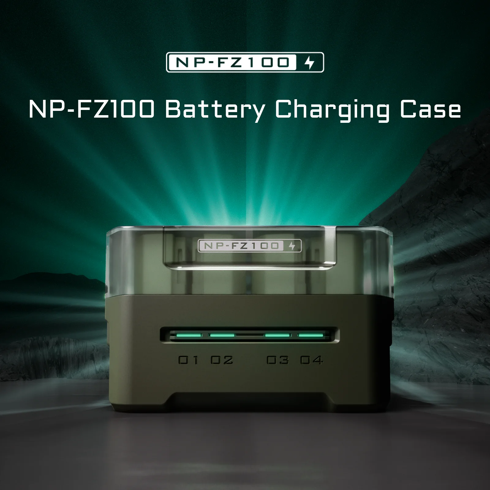 TILTA Camera Battery Portable Charging Station for Sony NP-FZ100/NP-FW50, for LUMIX DMW-BLK22, EN-EL15, LP-E6, NP-W235(4 Channel