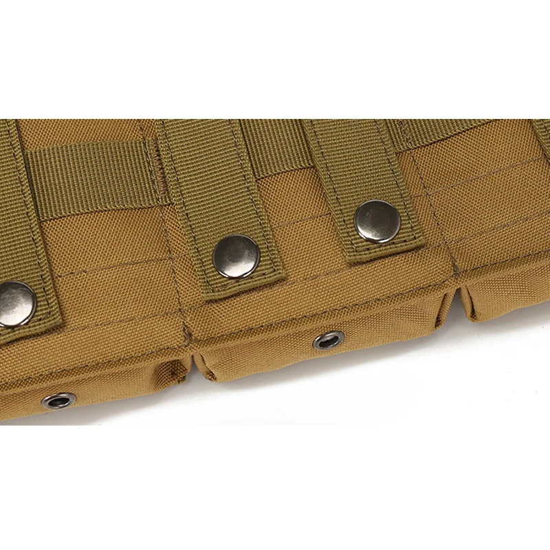 Chaleco táctico Triple para revistas, bolsa de accesorios Molle AK m45.56 mm, bolsa de almacenamiento para walkie-talkie, tela de nailon 600D