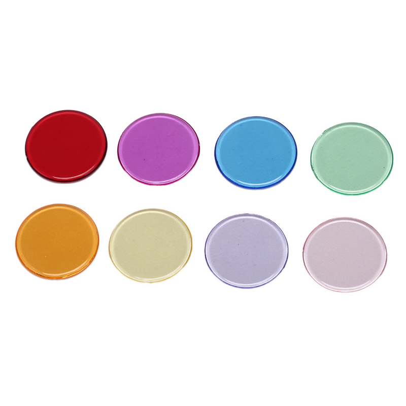 100 個 19 ミリメートルポーカーチップカウントビンゴチップビンゴゲームカードプラスチックゲーム用