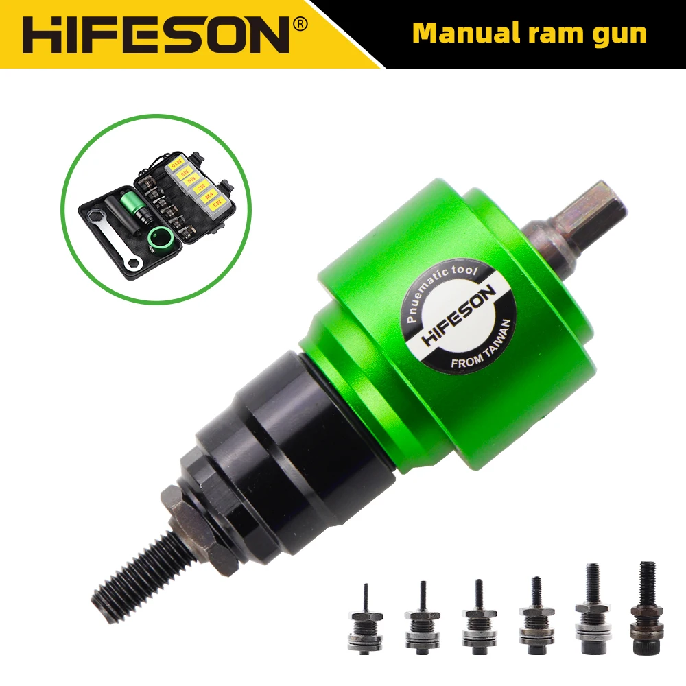 Pistolet à riveter électrique, odorà riveter, adaptateur de foret, insert d'écrou, outil de rivetage à nervure, pour perceuse électrique, emballé à la main, M3 SafeM5M6M8