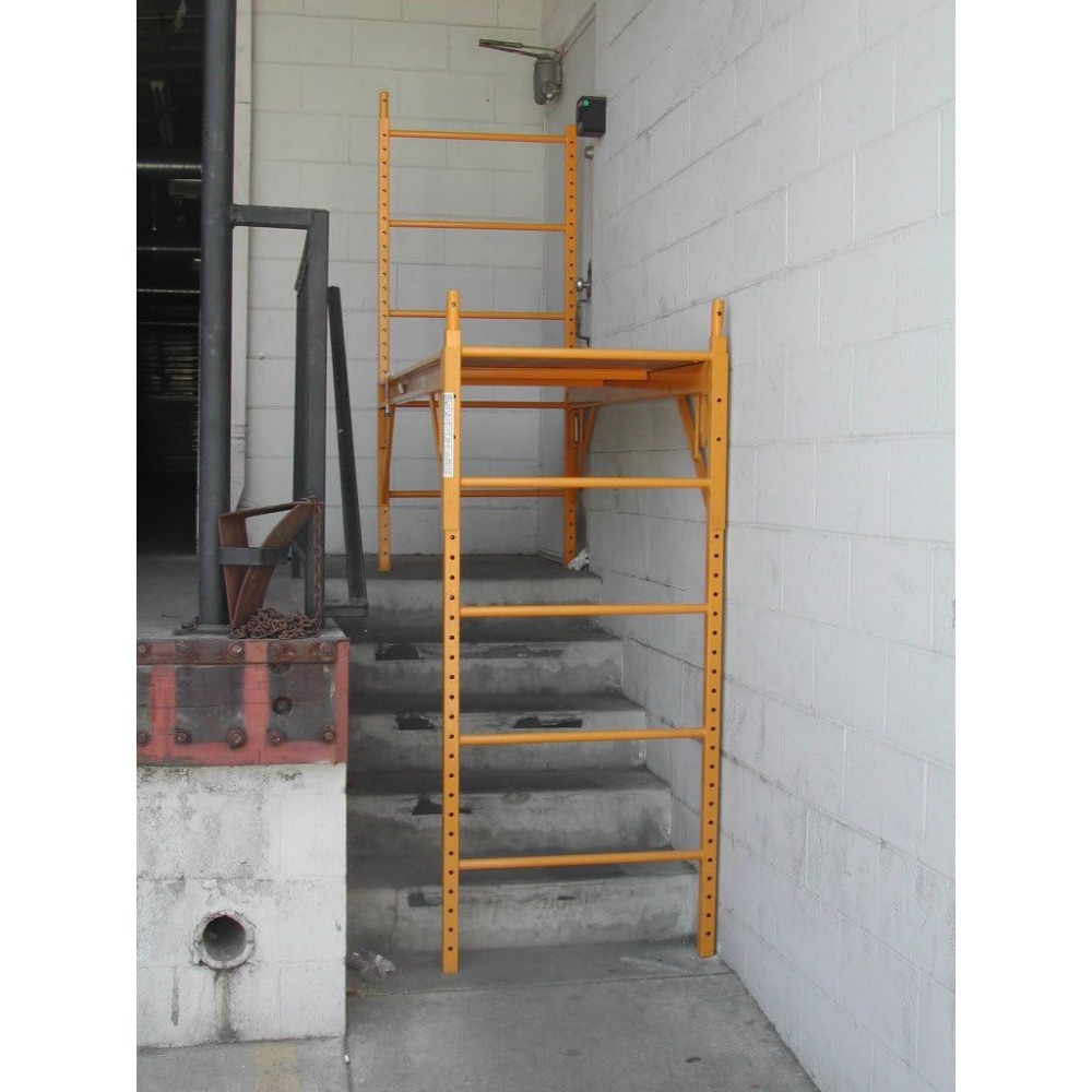 Multipurpose Style Scaffold Tower with Improved Clamp on 18" Outrigger Package - 12ft., 1,000-Lb. Capacity, Model# 2MFS18O