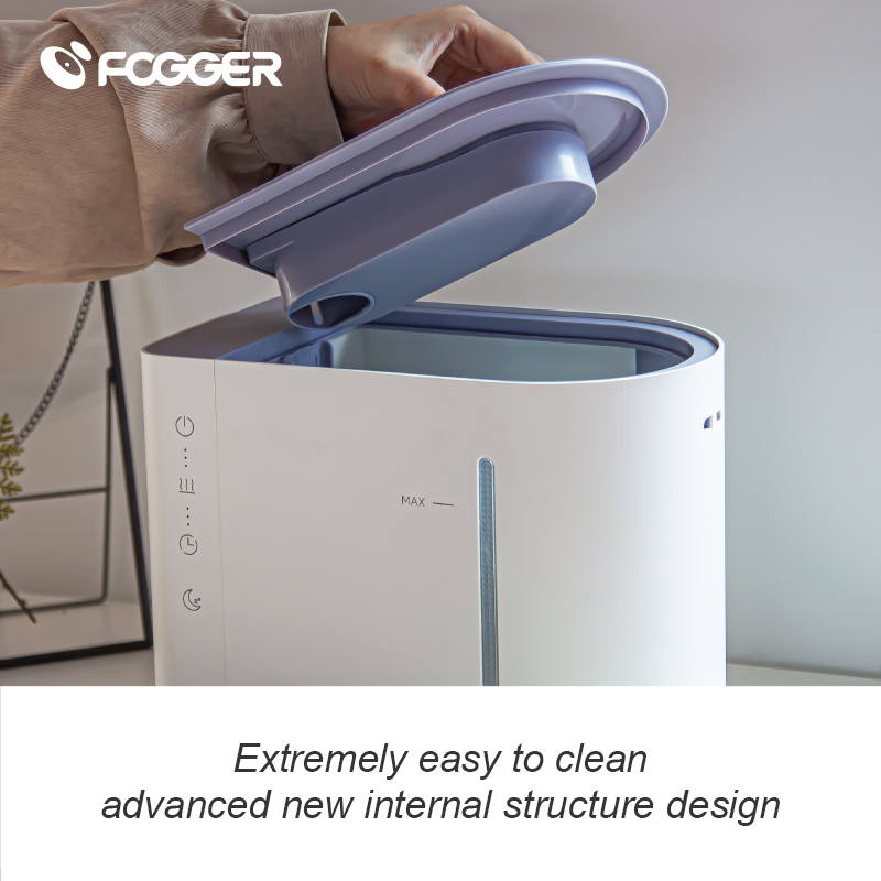 초음파 가습기 대용량 에센셜 오일, 4.3L 아로마 테라피, LED 초음파 콜드 미스트 메이커, 실내 공기 청정기