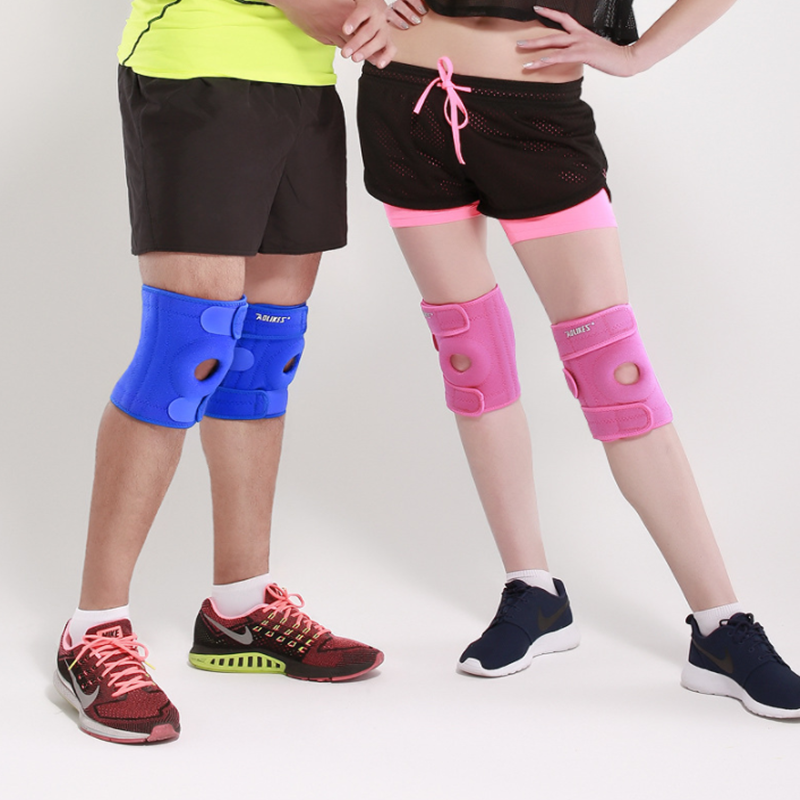 New 1PCS Pressure Regulation Exercise Knee Pads Relieve Joint Pain Knee Sleeve Running Cycling Gym Fixed Patella Knee Support