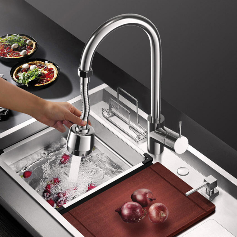 Adaptador Universal de 2/3 modos para grifo de cocina, extensores de filtro de grifo con rotación de 360, Gadgets de cocina, boquilla de ahorro de agua pulverizada