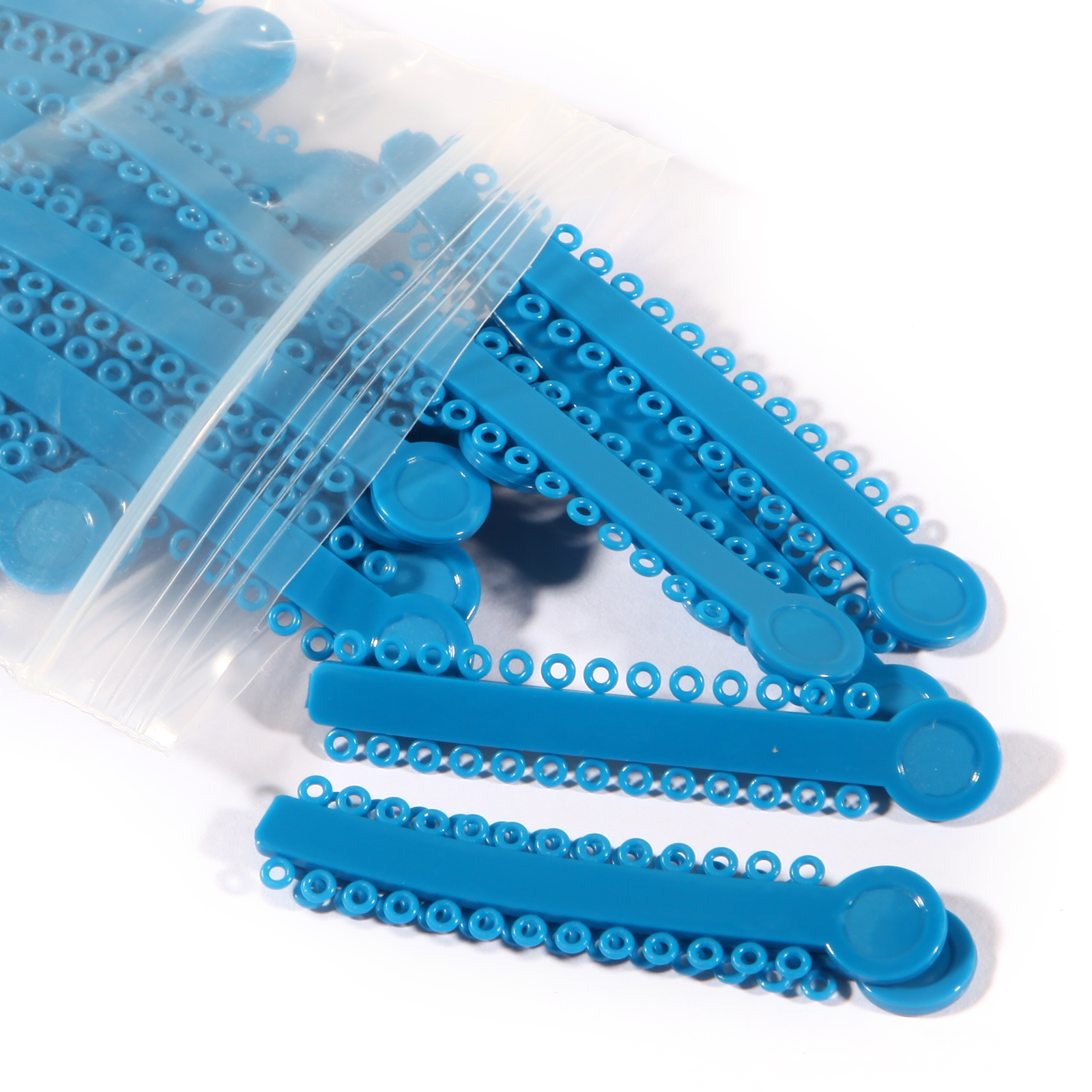 40 ピース/バッグ歯科矯正弾性結紮ネクタイブレースエラストマ歯科結紮モジュール/結紮ネクタイ歯科医治療