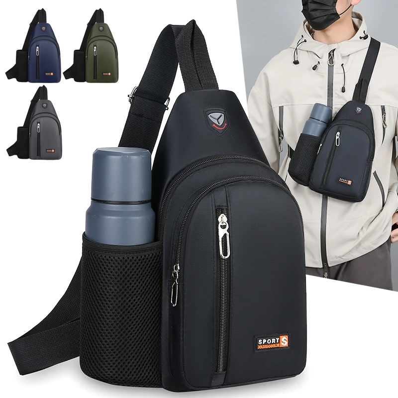 Novo casual saco de peito viagem crossbody saco moda bolsa de ombro multifuncional grande capacidade crossbody saco para homem e mulher