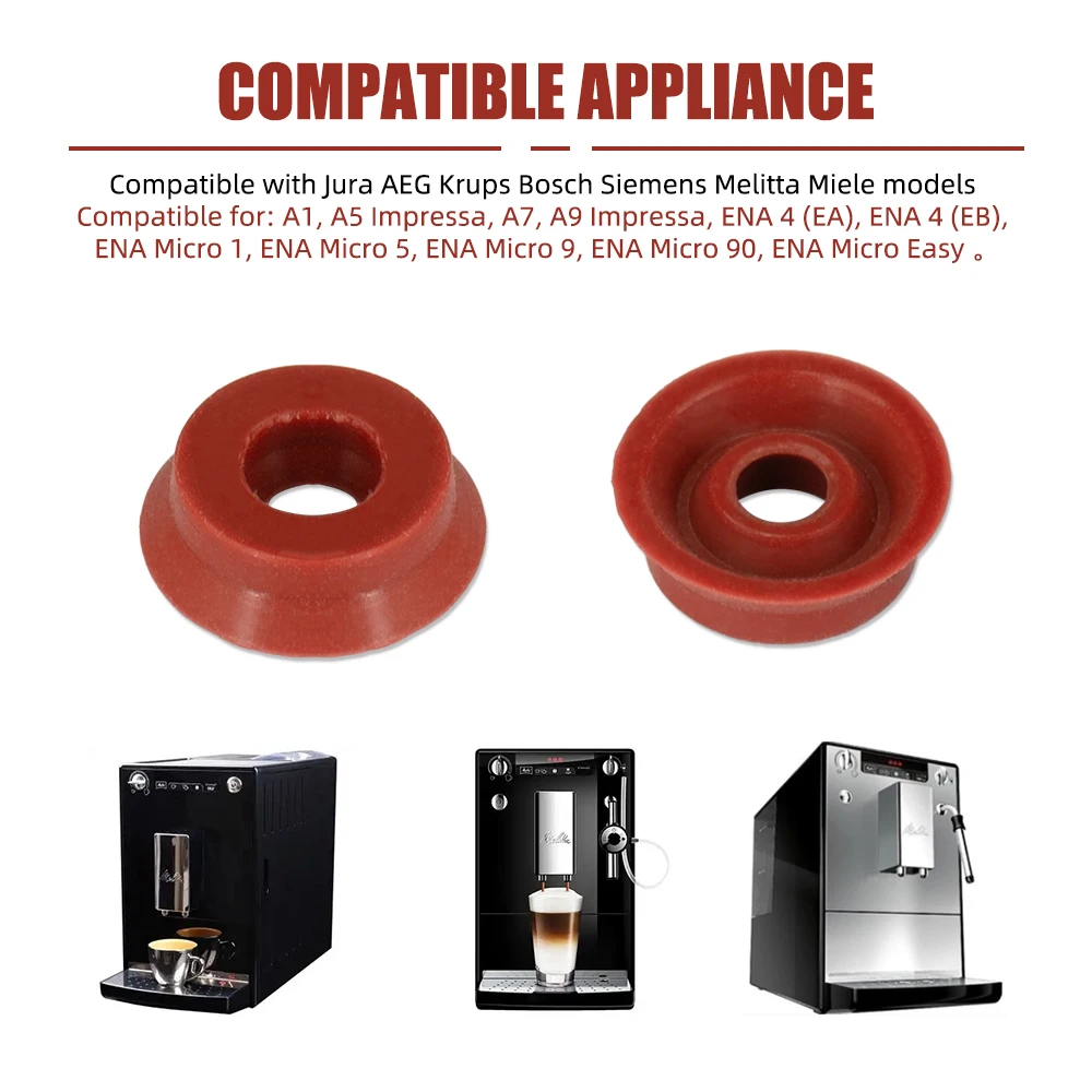 Coffee Maker Sealing Gaskets Compatible With Jura Krups Melitta AEG Coffee Machines