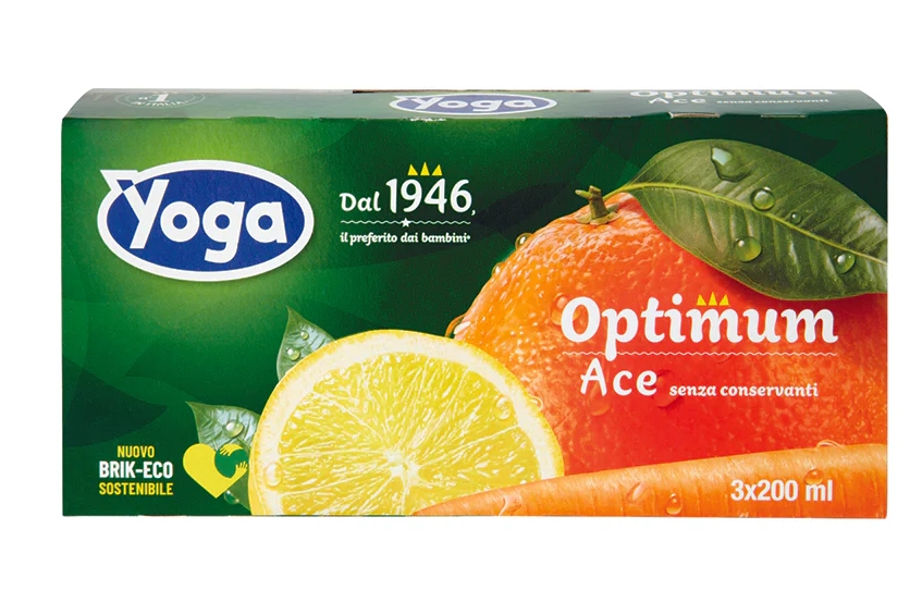 Saft in einer Brik Ass Karte 3x200ml - Yoga