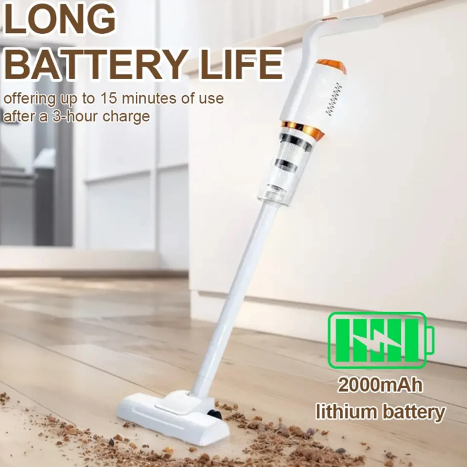 Multifunction Homeappliance 8500pa Cleaning Machine Powerful Wireless Car Vacuum Cleaner Portable 2000mAh Handheld Water Sweeper