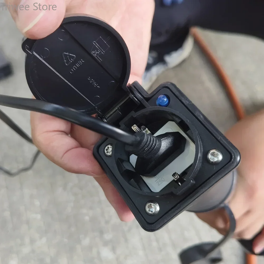 Adaptador EVSE portátil 16A 220V tipo 2 enchufe macho/hembra a enchufe Schuko adaptador de carga EV para cargador EV conector EV EUSocket