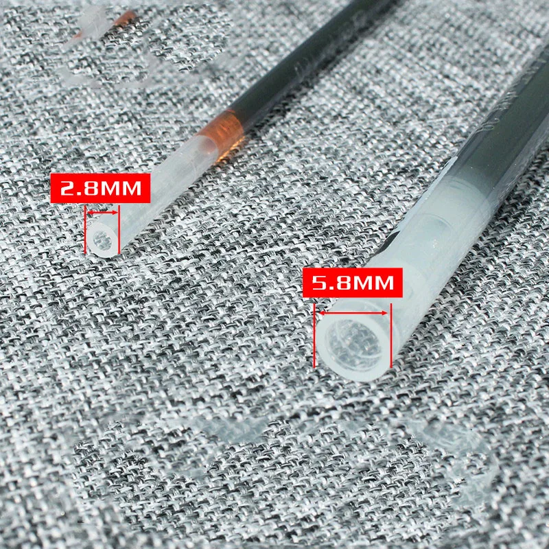 6 Cái/bộ 0.38Mm Công Suất Lớn Mực Kim Cương Đầu Bút Gel Đen/Xanh/Đỏ Nạp Kỳ Thi Ký học Trường Viết Văn Vật Dụng Văn Phòng