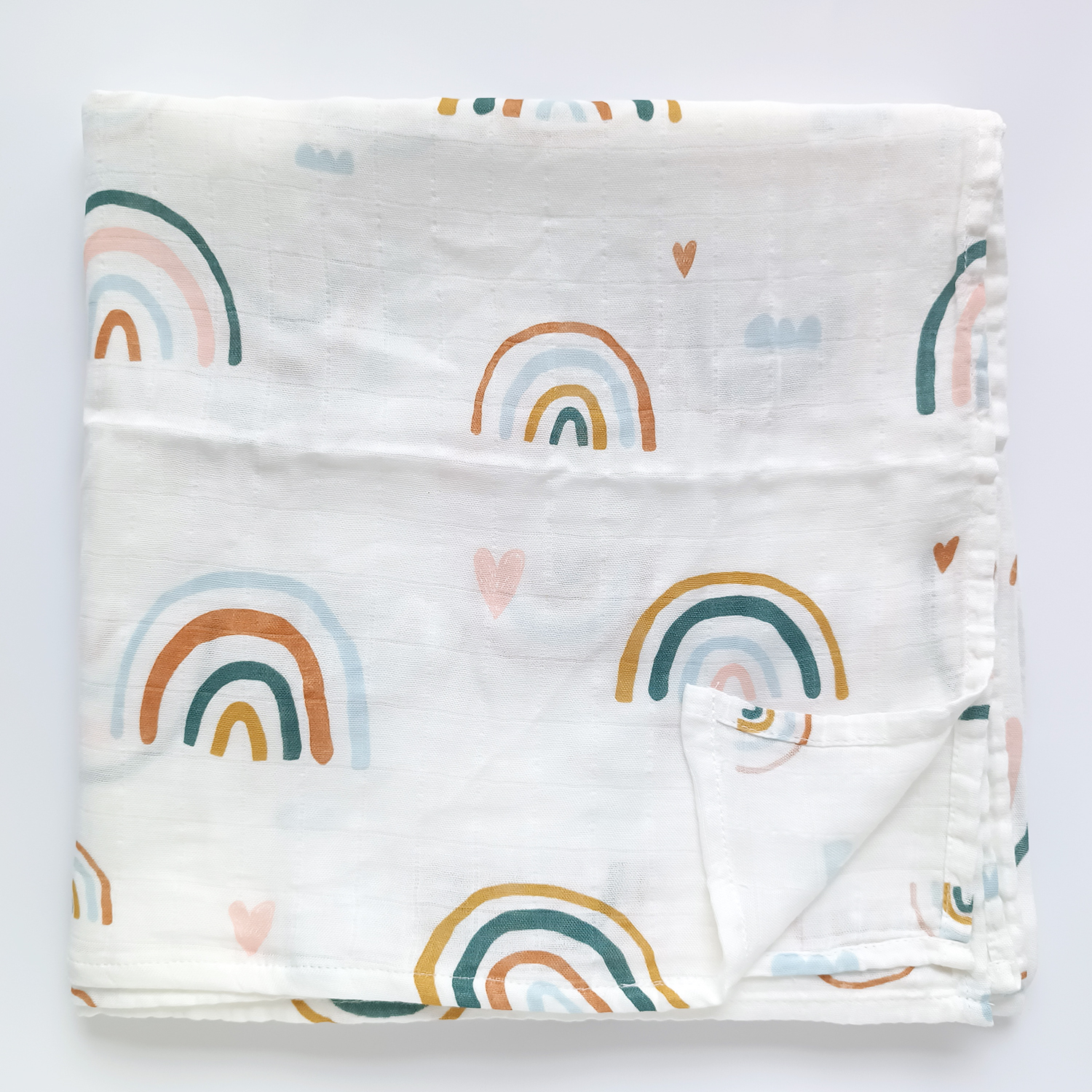 부드러운 대나무 코튼 아기 모슬린 담요, 모슬린 아기 배넷저고리 랩, 유아 유모차 간호 커버, 목욕 수건, 120x120cm