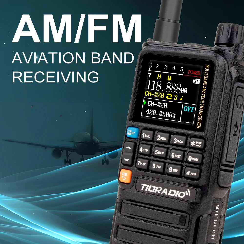 TIDRADIO H3 Plus Global Walkie Talkie Ripetitore Bluetooth Answerphone Air Band Radio a lungo raggio Programmazione wireless Tre modelli