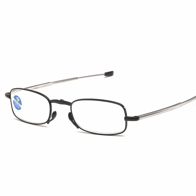 Étui cadeau lunettes de lecture pliables +1.00 à +4.00 force hommes femmes Anti lumière bleue lunettes d'hypermétropie
