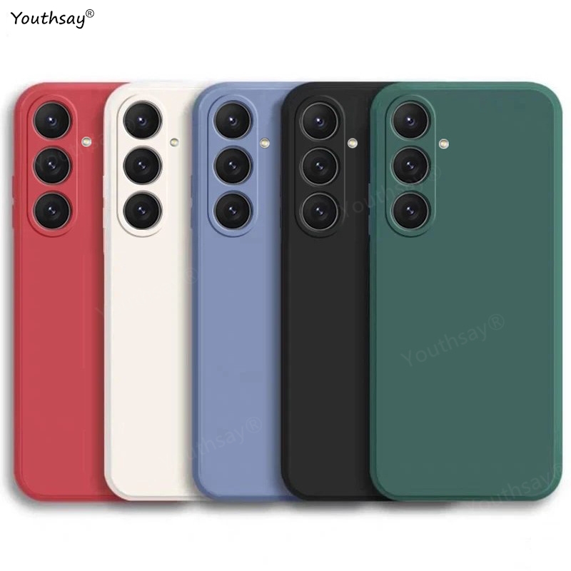 Чехол для Samsung Galaxy A16 Samsung Galaxy A16 A56 A36 A15 A55 Funda Coque Мягкий оригинальный жидкий силиконовый чехол Samsung A16