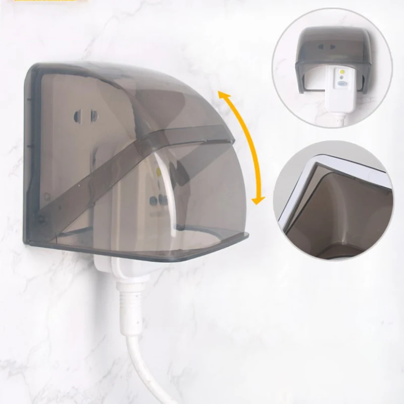86 tipo tomada ao ar livre capa protetora do banheiro plugue elétrico à prova dwaterproof água tomada de energia caixa à prova chuva suprimentos elétricos