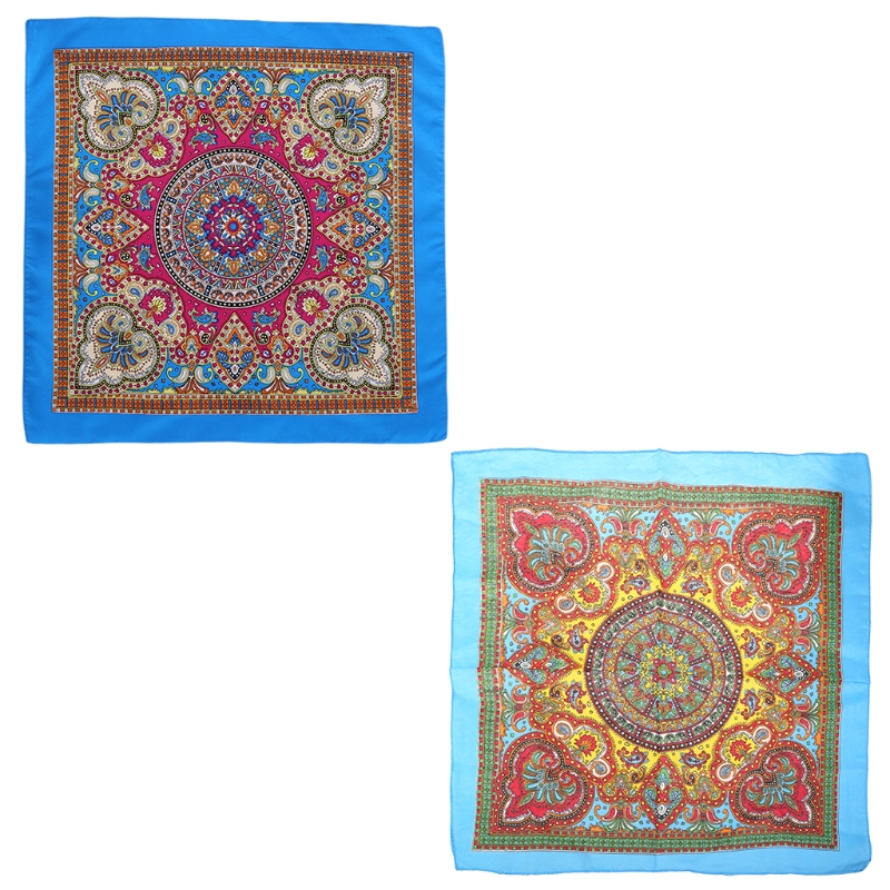 Бандана-косынка унисекс в стиле хип-хоп, красочная повязка для волос с узором пейсли, шейный шарф, спортивная повязка на для