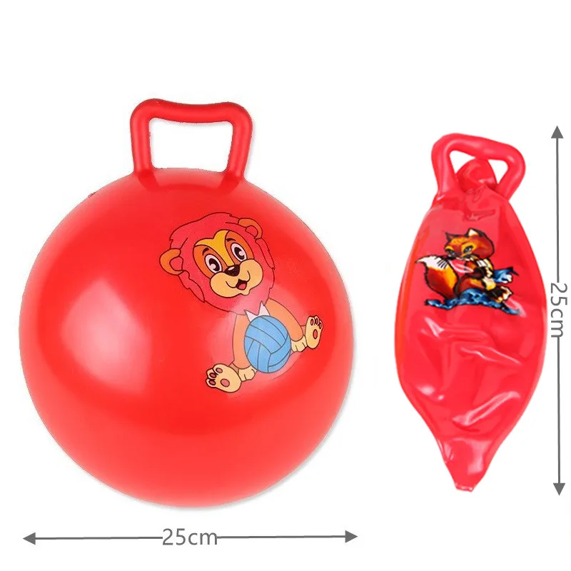 Kids Bouncyhopper Bounce Ballsjumping Hopping Toys Hop Handles Inflatable Handle Horse Bouncing Toy Fun Stress Relief Gift