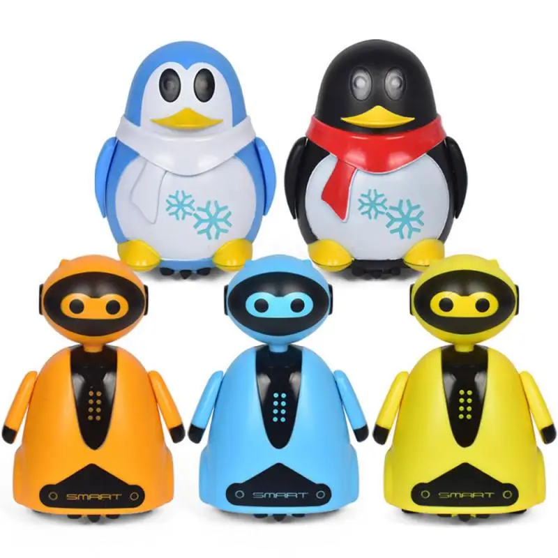 Zabawka do rysowania linii Kreatywny indukcyjny elektryczny robot Samochód Podążaj za dowolną linię Robot do rysowania Pingwin Zabawka edukacyjna Prezenty dla dzieci