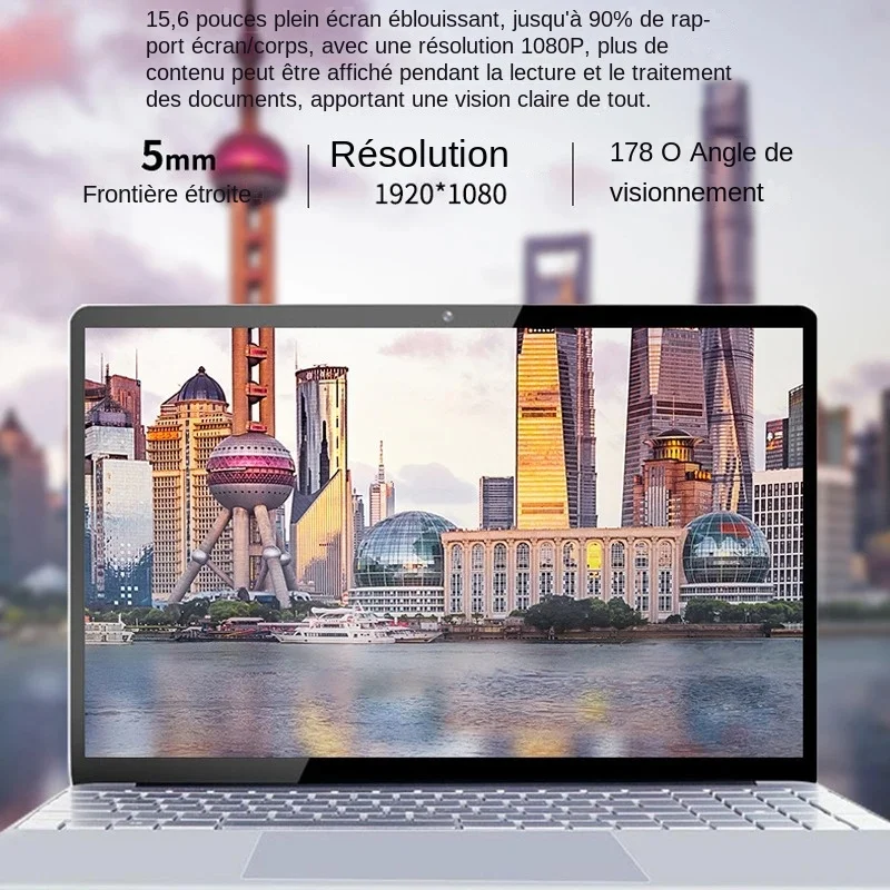 인텔 노트북 저렴한 휴대용 노트북, DDR4 램, 12GB 롬, 128GB SSD, 1TB HDD, HDMI 노트북, 윈도우 10 11 프로, 1920*1080, 15.6 인치
