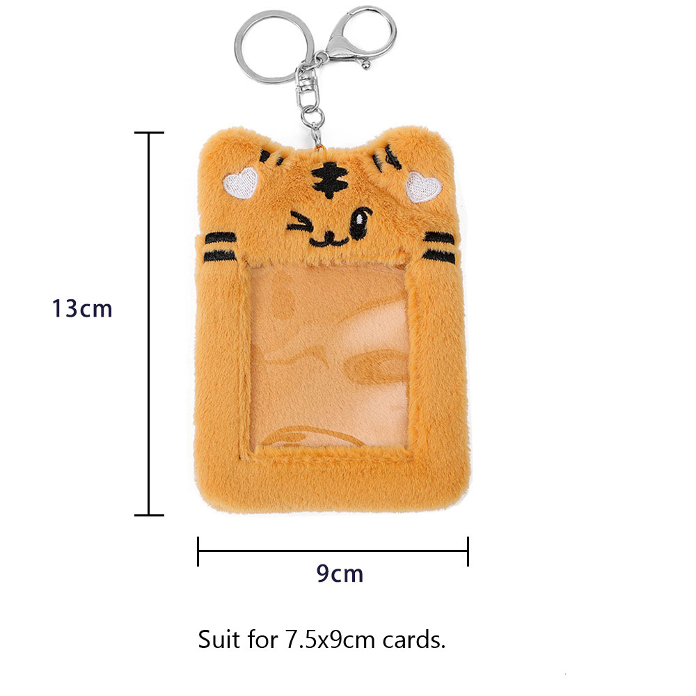 Skysonic กระเป๋าใส่การ์ด3นิ้วมีช่องใส่ของแบบ kpop ที่ใส่โปสการ์ดรูปหมีน่ารักจี้กระเป๋านักเรียนสำหรับสะสม