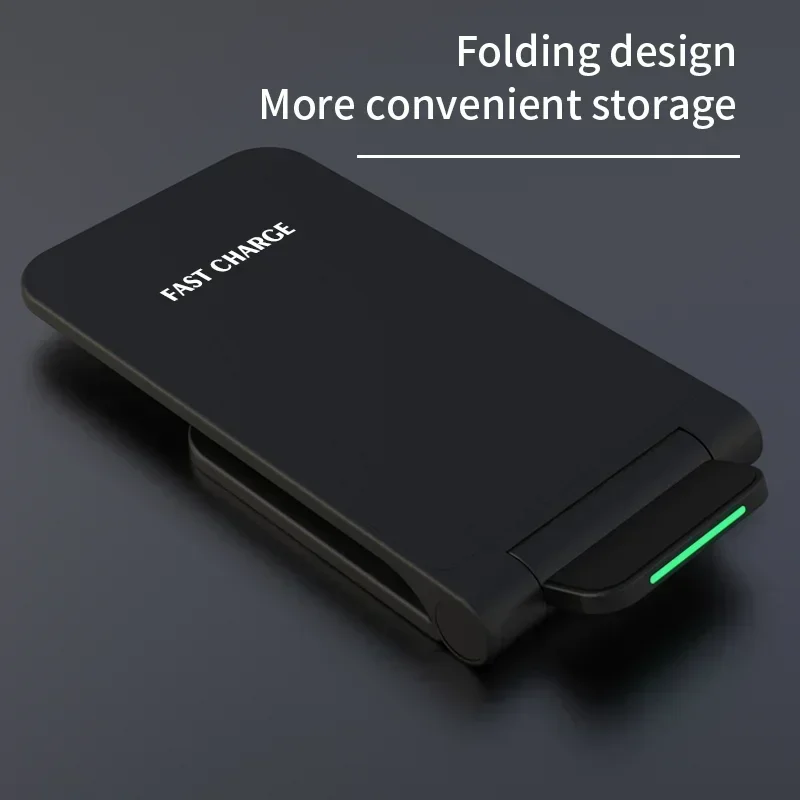 30W Wireless Charger For iPhone 15 14 13 12 Pro Max Phone Stand Fast Charging Charger for Samsung Note 20/10 S21 Ultra Foldable