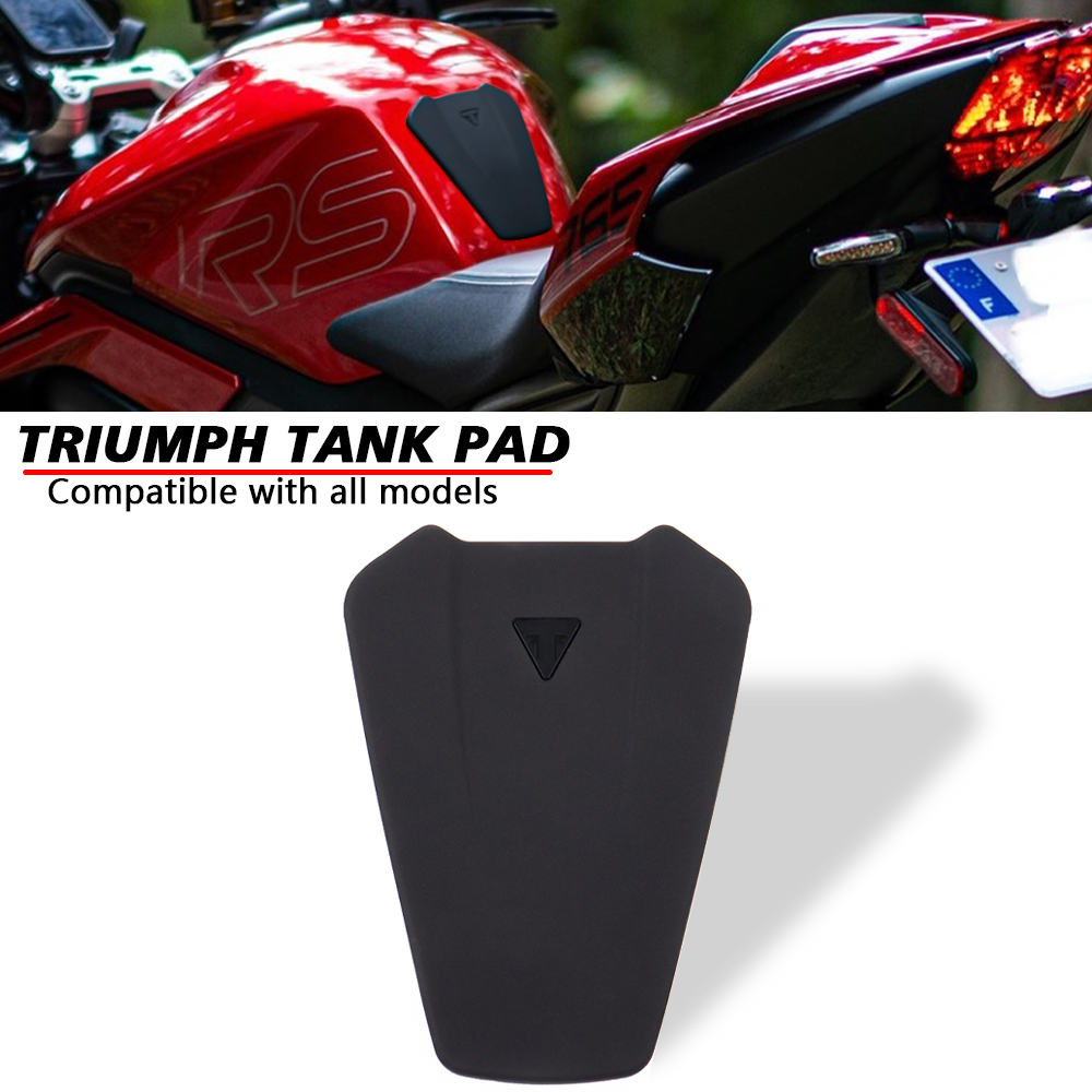 Para Triumph Tank Pad SPEED TRIPLE 1200 RS RR STREET TRIPLE 765 660 VELOCIDADE 400 VELOCIDADE TWIN 1200 900 SCRAMBLER 400 X DAYTONA 660