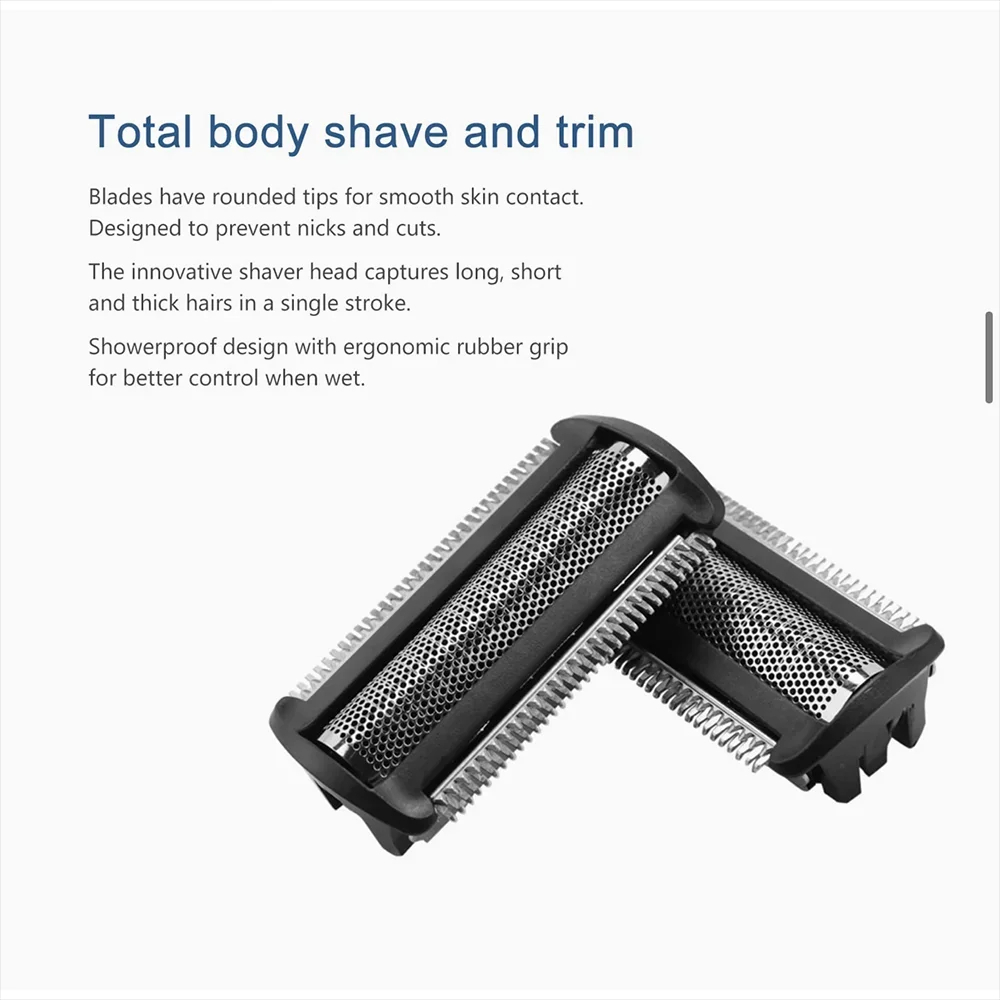Trimmer Shaver Head Foil Replacement for Bodygroom BG2024 BG2036 BG3015 3010 TT2000 TT2021 Shp9500 Ys534
