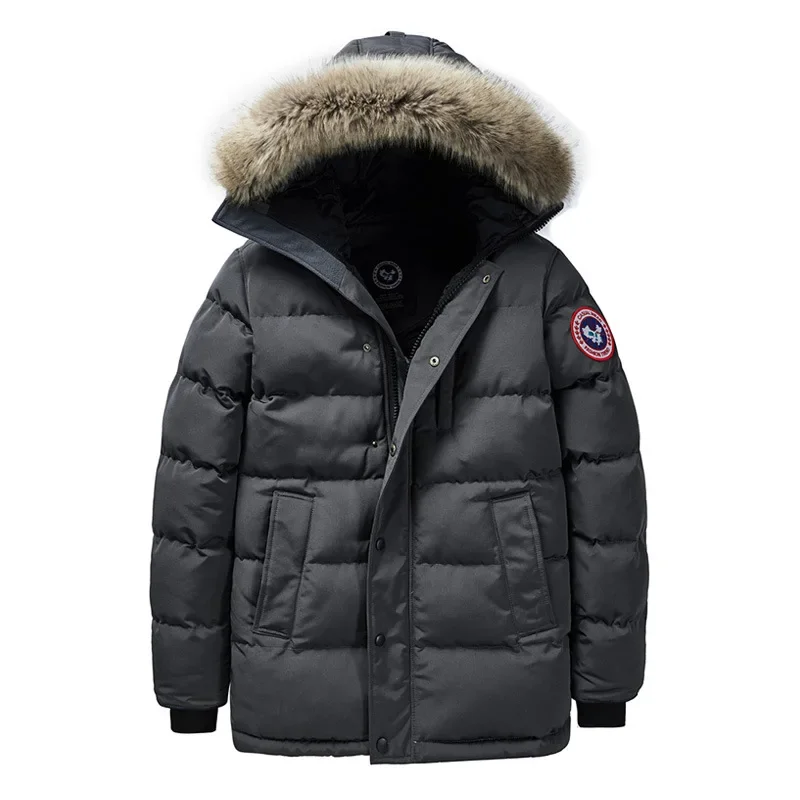 MaiDangDi-Chaqueta de algodón con capucha para hombre, abrigo cálido y cómodo, grueso, de felpa, talla grande 8XL, para invierno