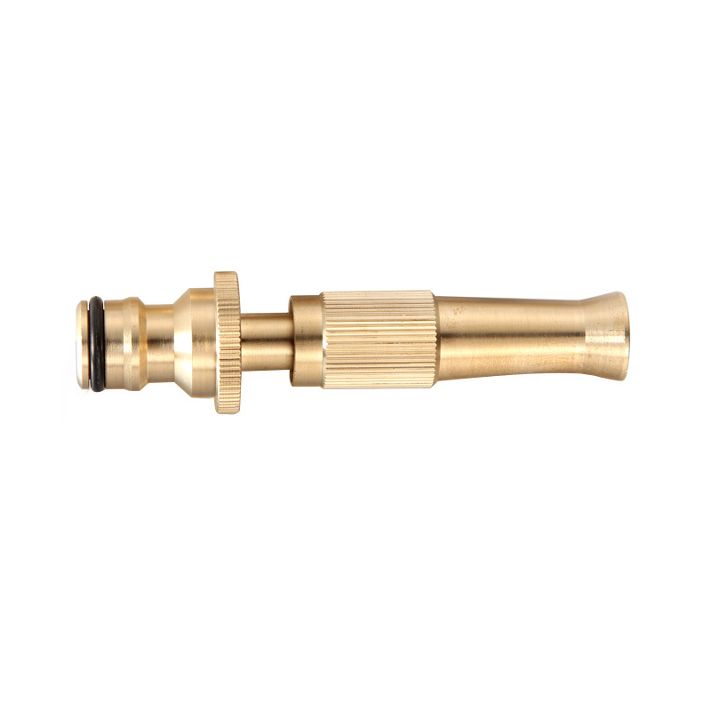 Scimaker spray bico pistola de água bronze alta pressão spray direto sprinkler conector rápido casa mangueira jardim arma ajustável