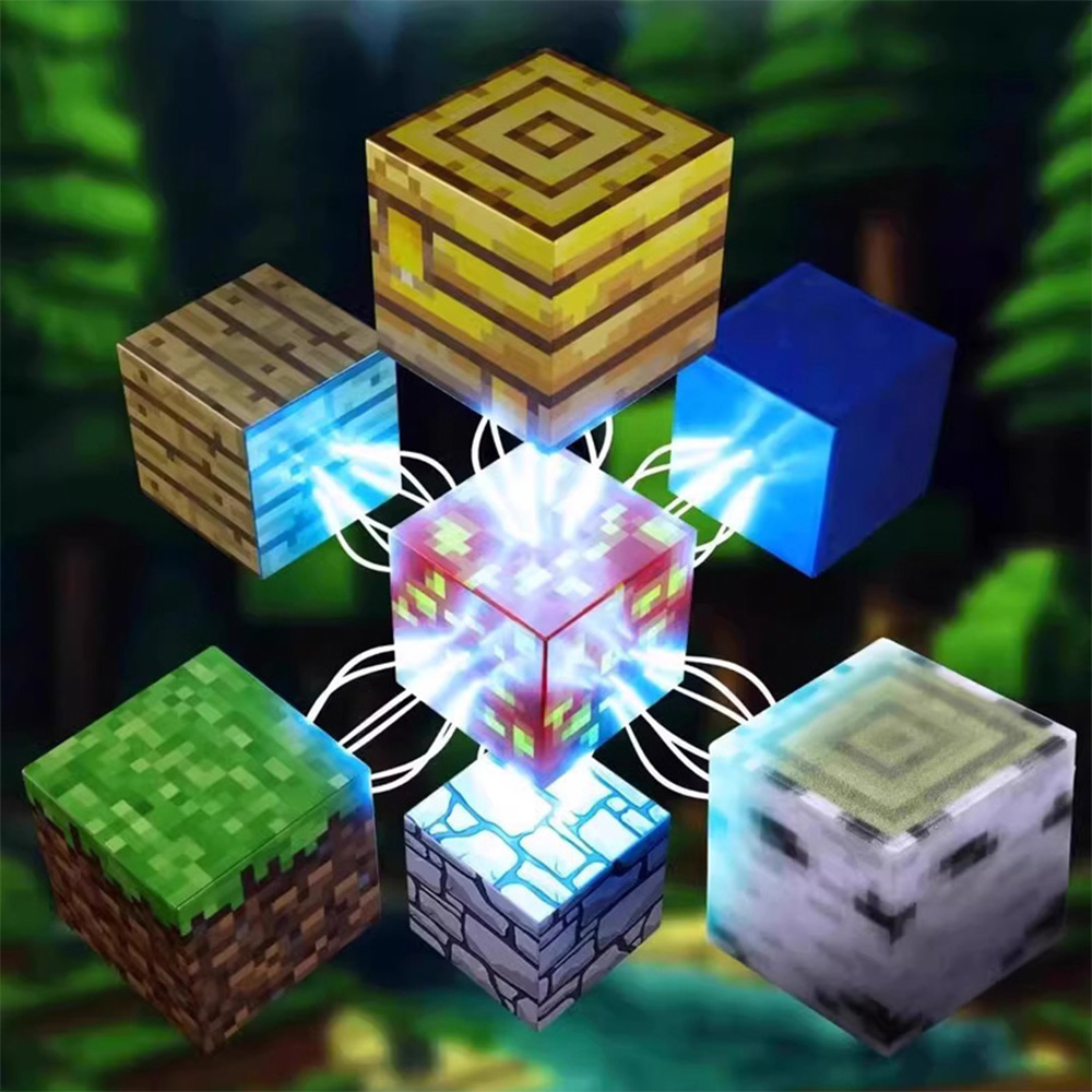 100 Stück DIY Magnetblöcke Mini World Magnetblock Magnetblöcke Puzzle Mine Diamant Bausteine