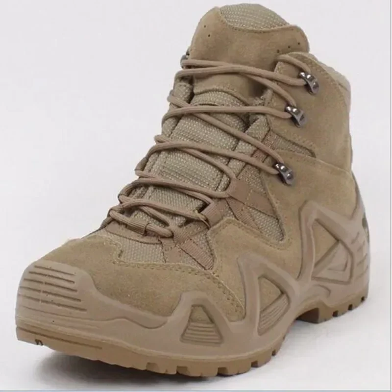 Männer Outdoor Training Wüste Stiefel Männer Outdoor Camping Wandern Bergsteigen Trekking Jagd Nicht Slip Schuhe Turnschuhe