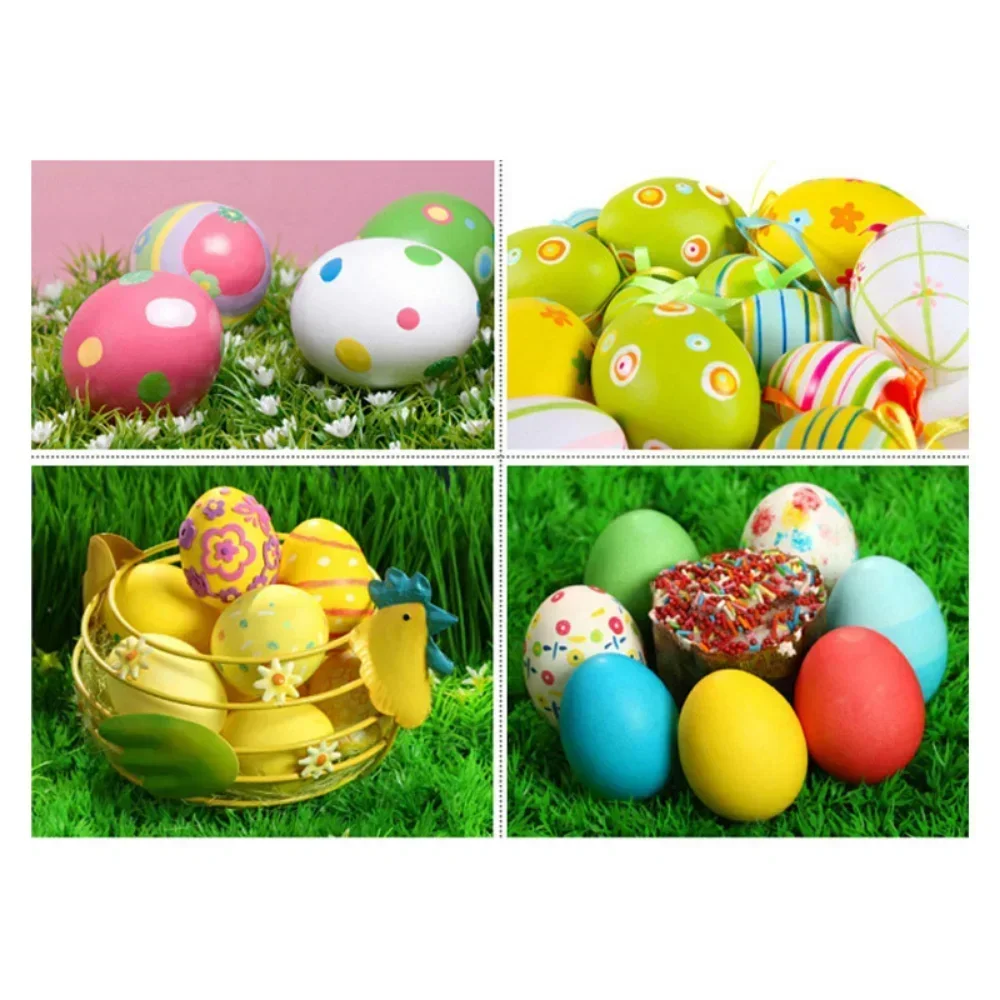 5/10Pcs Easter Egg Children's Toy DIY Creative Color Drawing Simulation Plastic Eggshell Kindergarten Teaching Educational Toy
